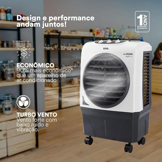 Climatizador De Ar Profissional Eos Ecl300m Pro 30l 220v