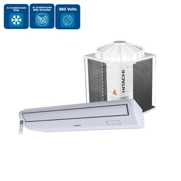 Ar Condicionado Split Piso Teto Hitachi Aircore 500 58000 Btu/h Frio Trifásico Spc60i7f – 380 Volts - Frio Facil
