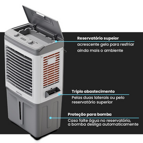 Climatizador de Ar Portátil Ventisol 60L 220V CLIN 60 - Frio Facil